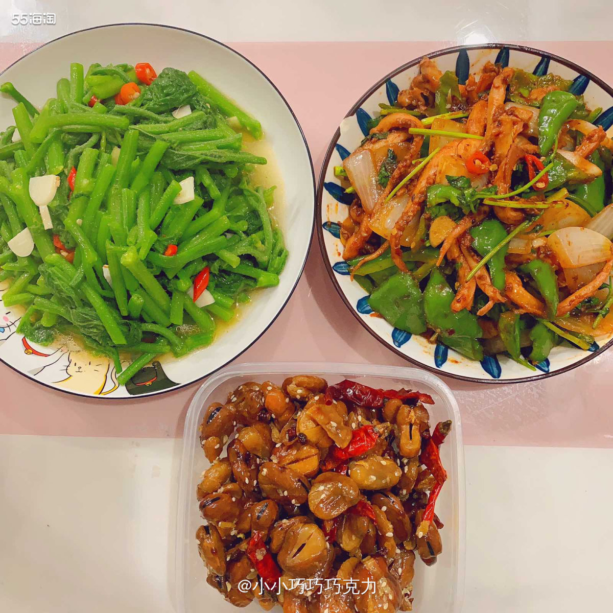 周末回家带了好多新鲜的绿色蔬菜过来行都不用买蔬菜了，冰箱里囤