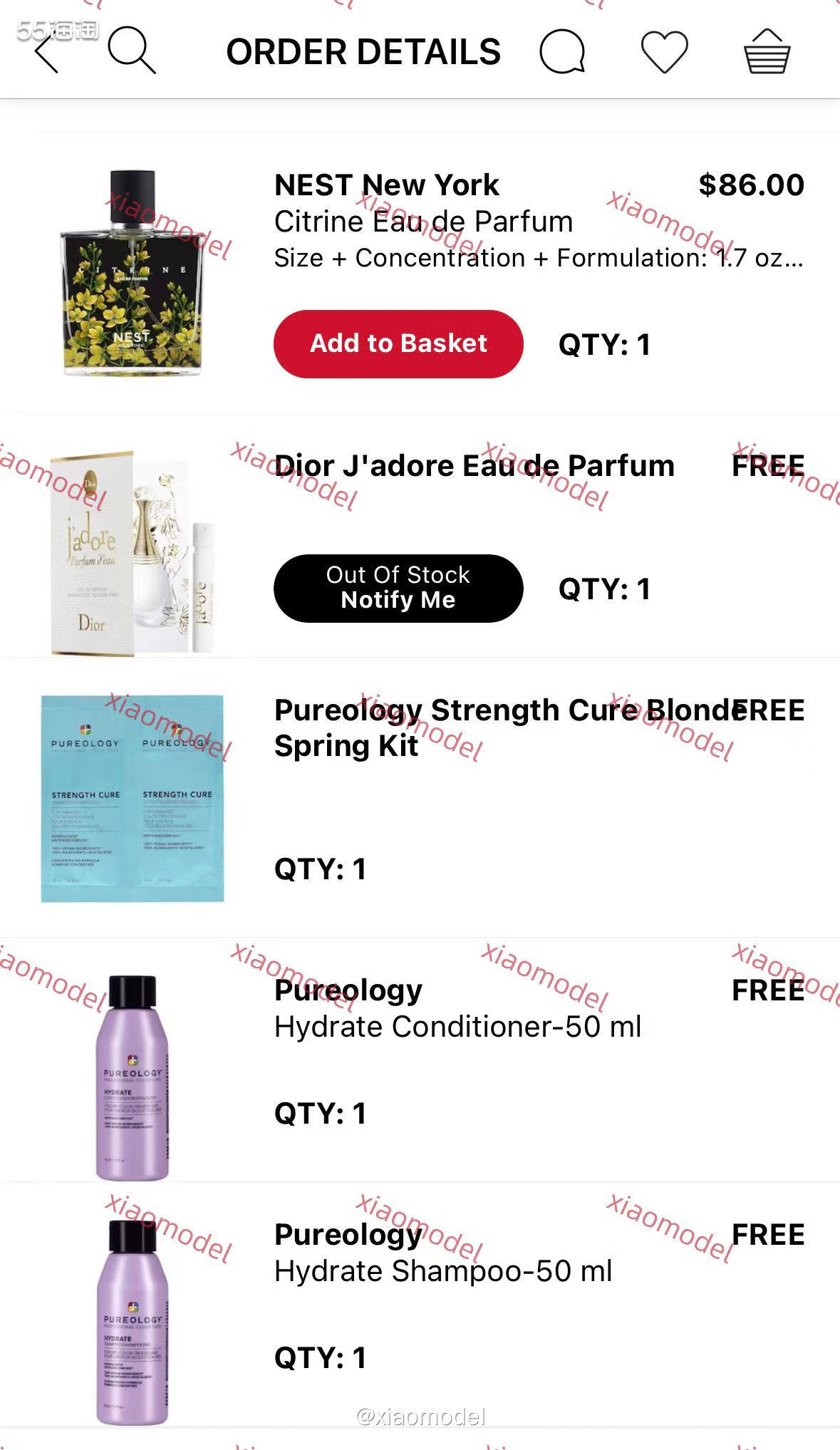 ✅下单网站：美国sephora ✅订单物品：Nest柠檬花香