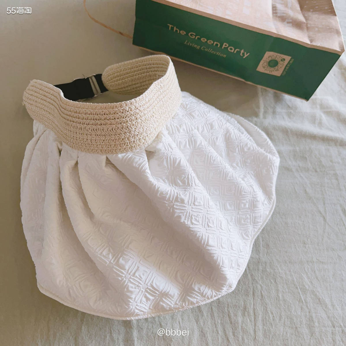 🌼fang晒帽 🍃是我老姨送我的哈哈，近些年火起来的th