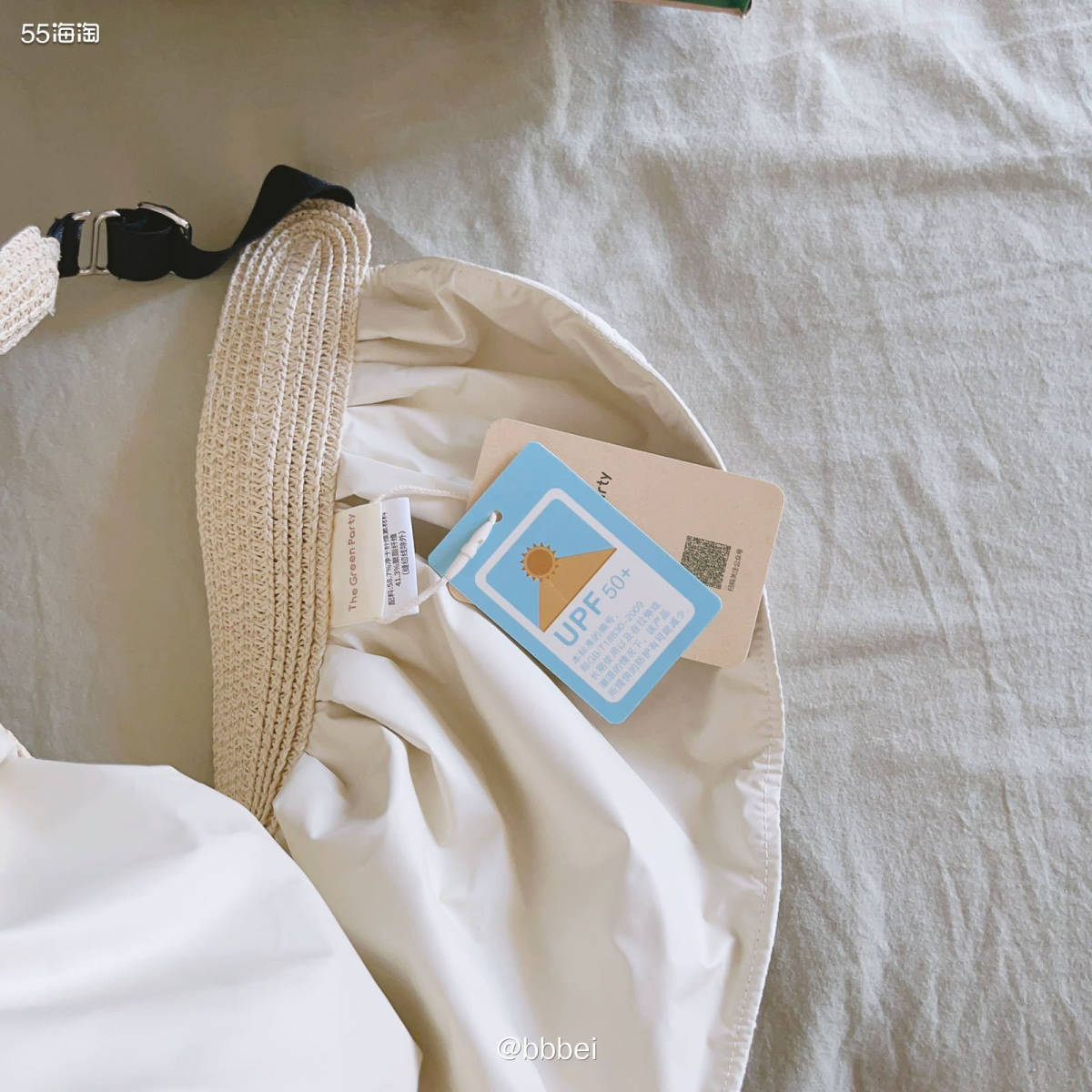 🌼fang晒帽 🍃是我老姨送我的哈哈，近些年火起来的th