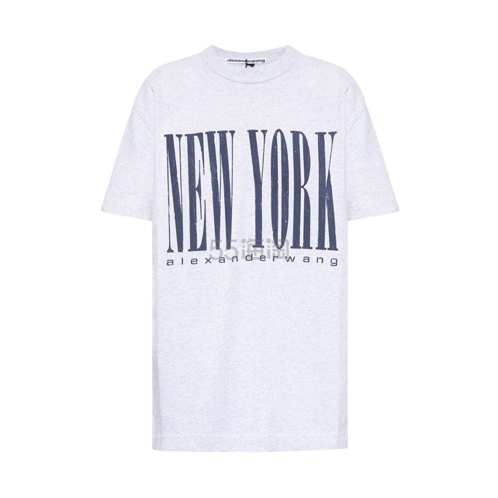 【23年春夏新品】alexanderwang亚历山大王 中性图案印花密织平稳半袖T恤