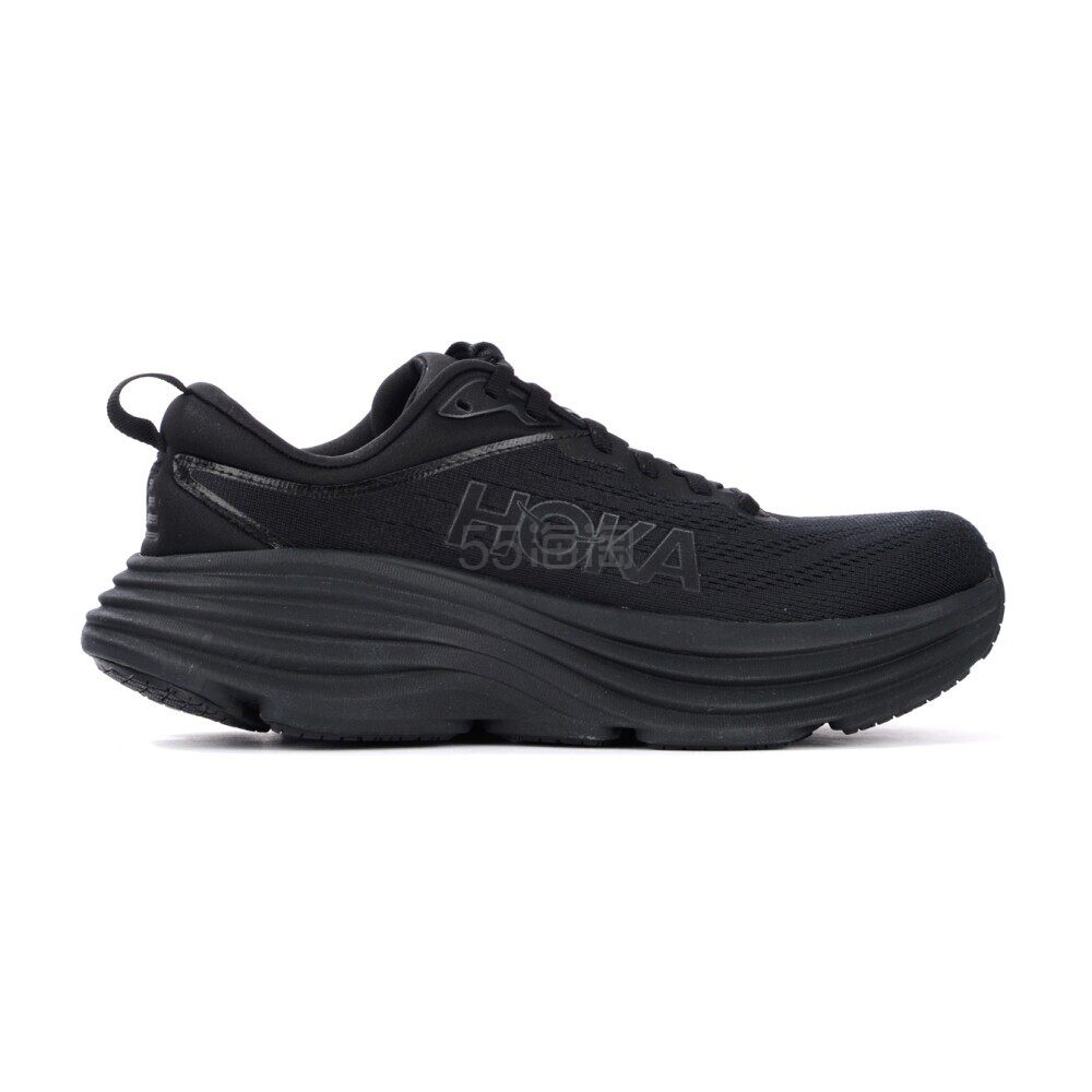 【明星同款】HOKA ONE ONE Bondi 8 男士黑色邦代8公路跑鞋减震舒适透气回弹