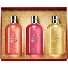 Molton Brown 摩顿布朗 生姜花粉胡椒大溪地橙花沐浴露套装 3x300ml