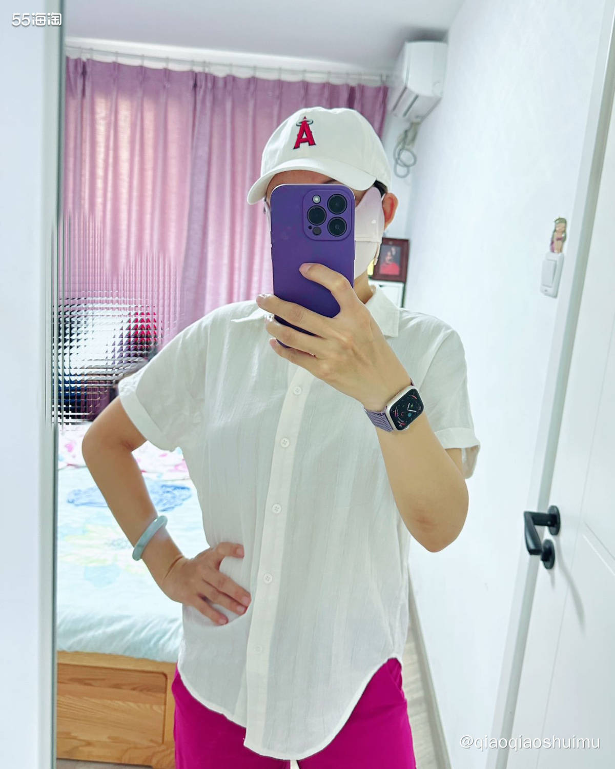 夏天来了，防 晒工作要做好。之前买的帽子深色居多，于是挑了一
