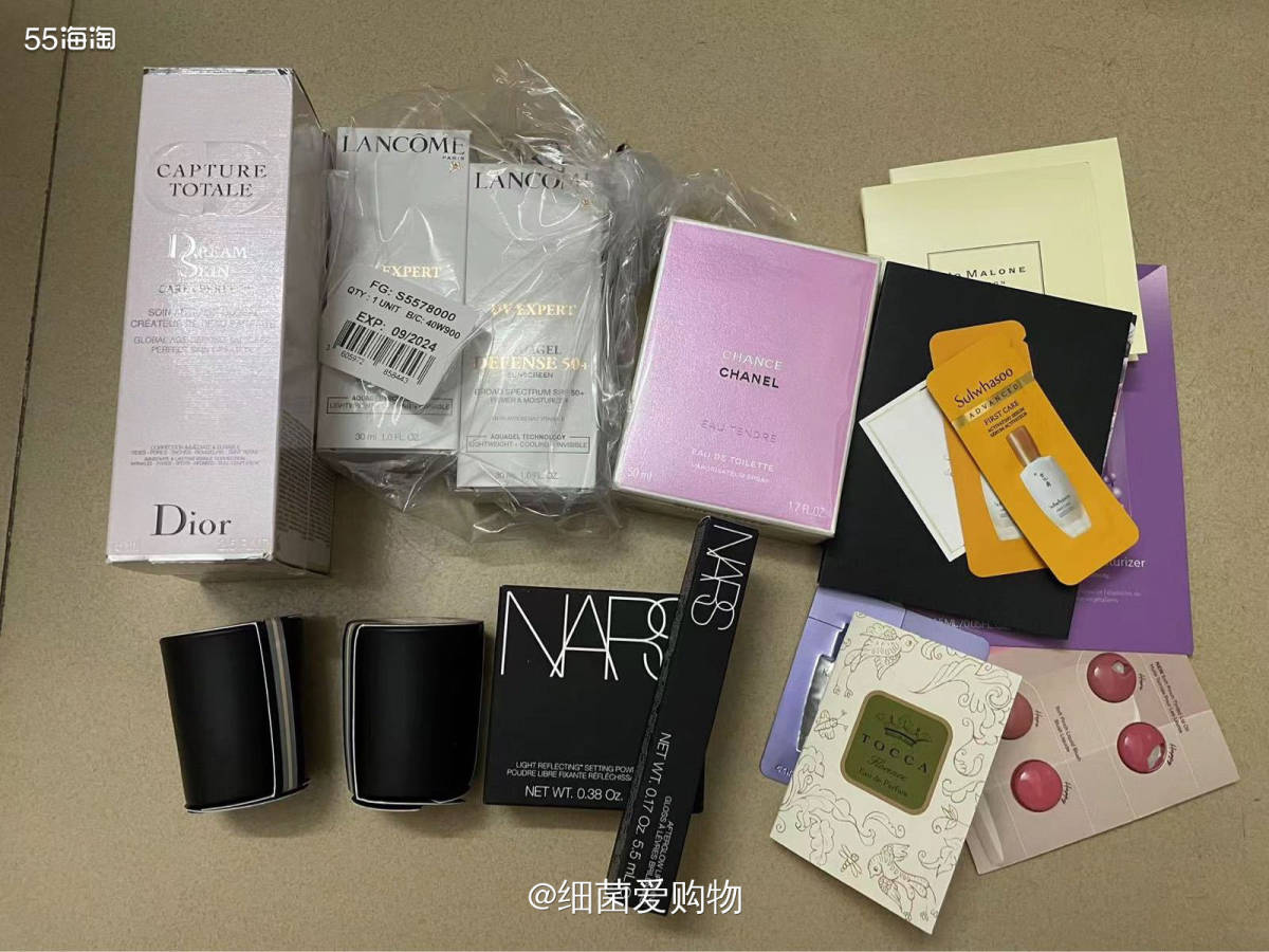 丝芙兰8折活动兰蔻防shai是真的很划算，所以买上了一套，而