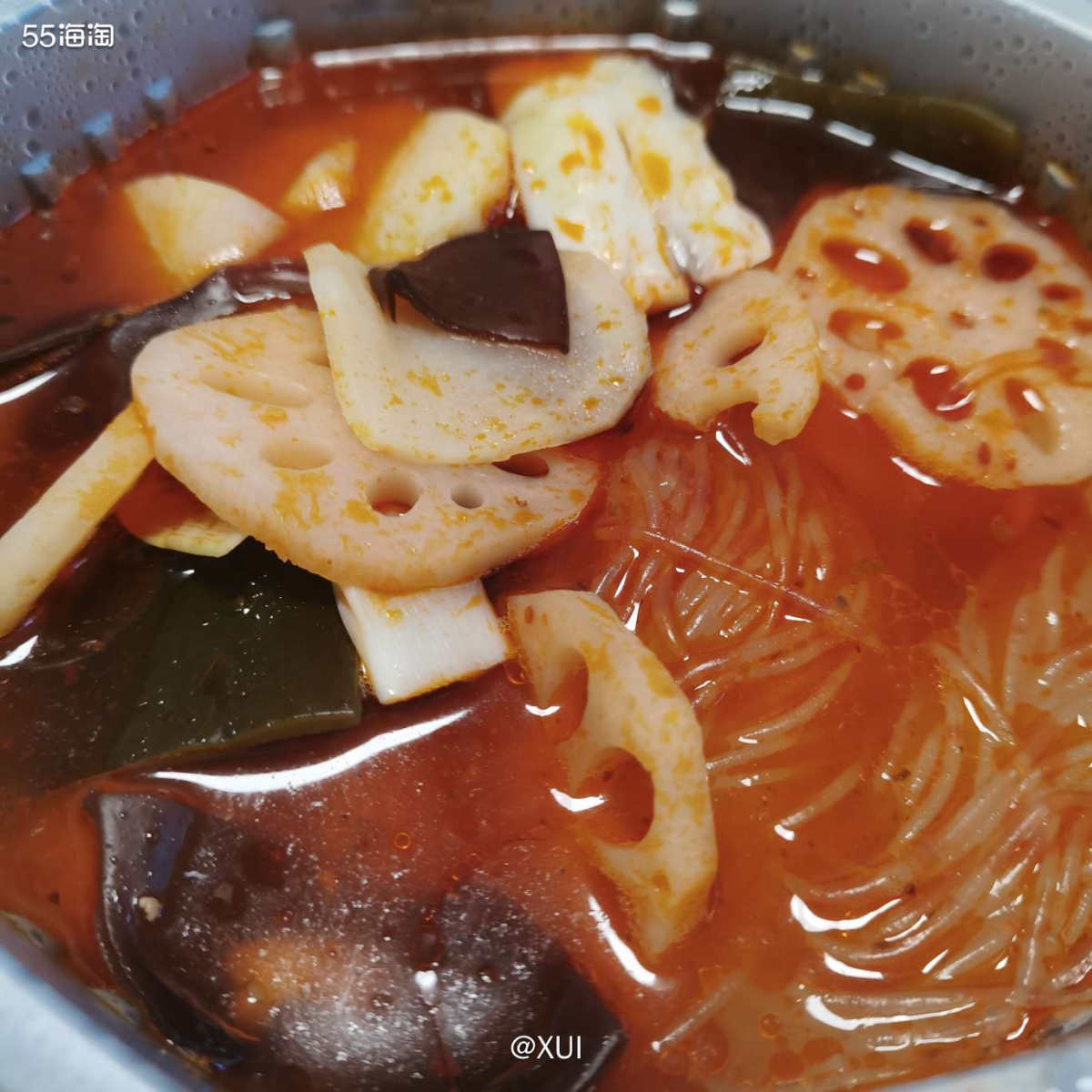 前几天淘宝买的海底捞番茄牛腩自热火锅看着就很馋想试试，前两天