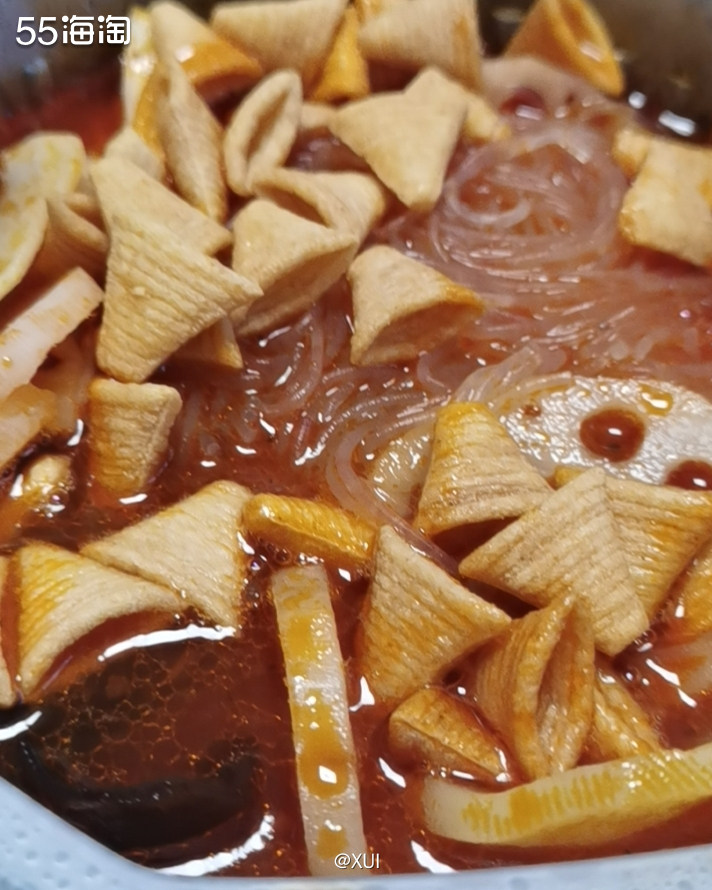 前几天淘宝买的海底捞番茄牛腩自热火锅看着就很馋想试试，前两天