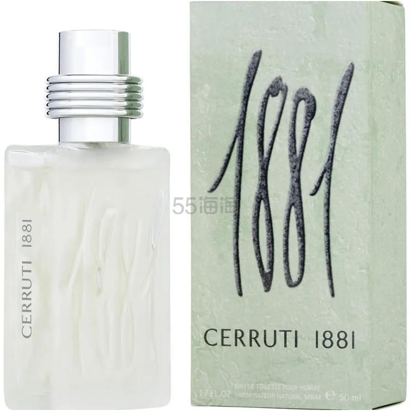 CERRUTI 1881 切瑞蒂 经典男士淡香水EDT 50ml 清新自然 馥奇香调