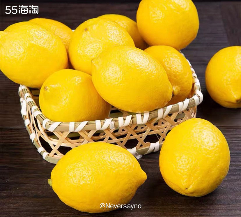 🍋约等于一元一斤的新鲜柠檬，夏天泡水喝很nice  💛柠