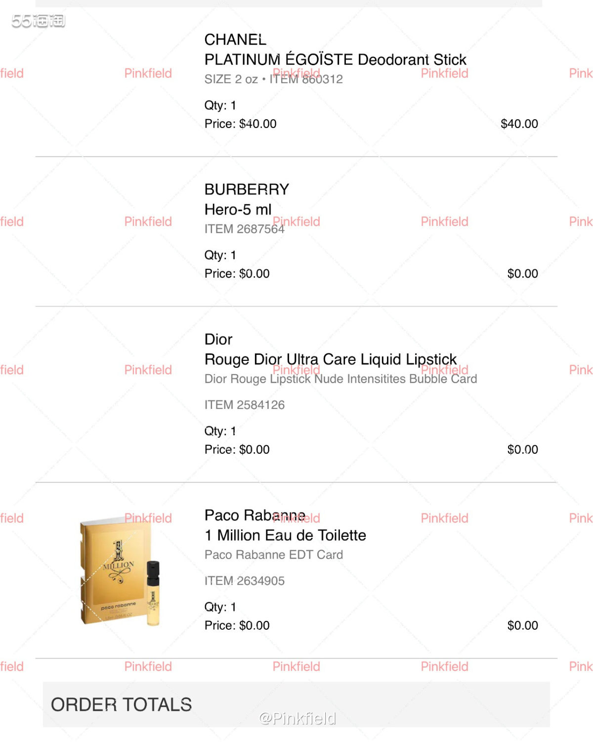 🌵这单也是为了拿到丝芙兰的Q香而买，没错儿，我怔了😂。之