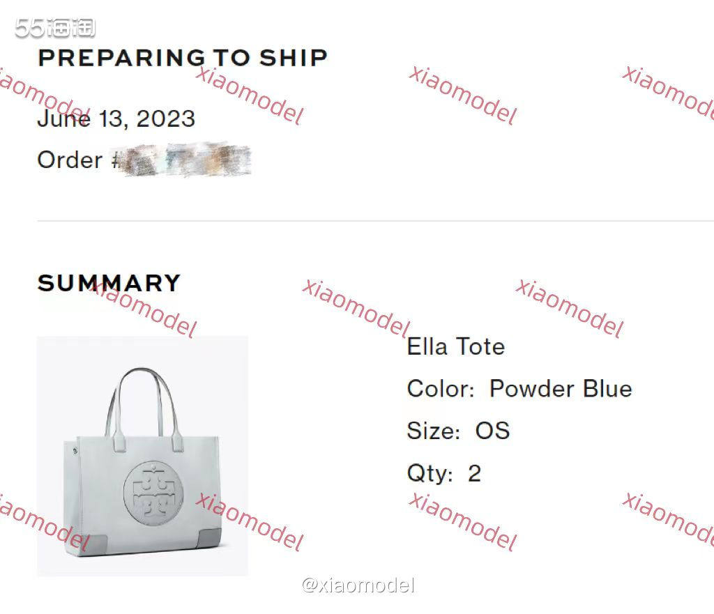 💙昨晚无意看到这款baby蓝色大号托特包补货了！定价比3月