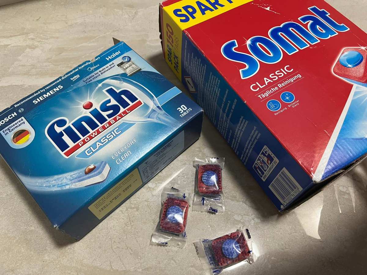 我觉得最好用的洗碗块，今天收到了somat的大包装，同事以为
