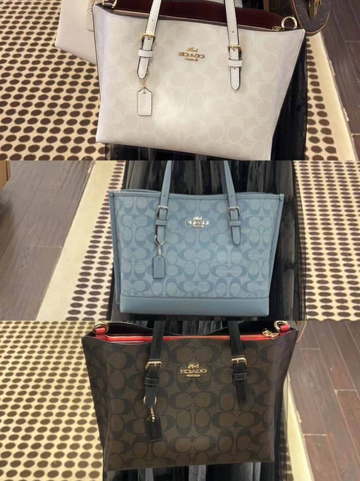 coach outlet这款托特25对小个子很友好，同是冰川