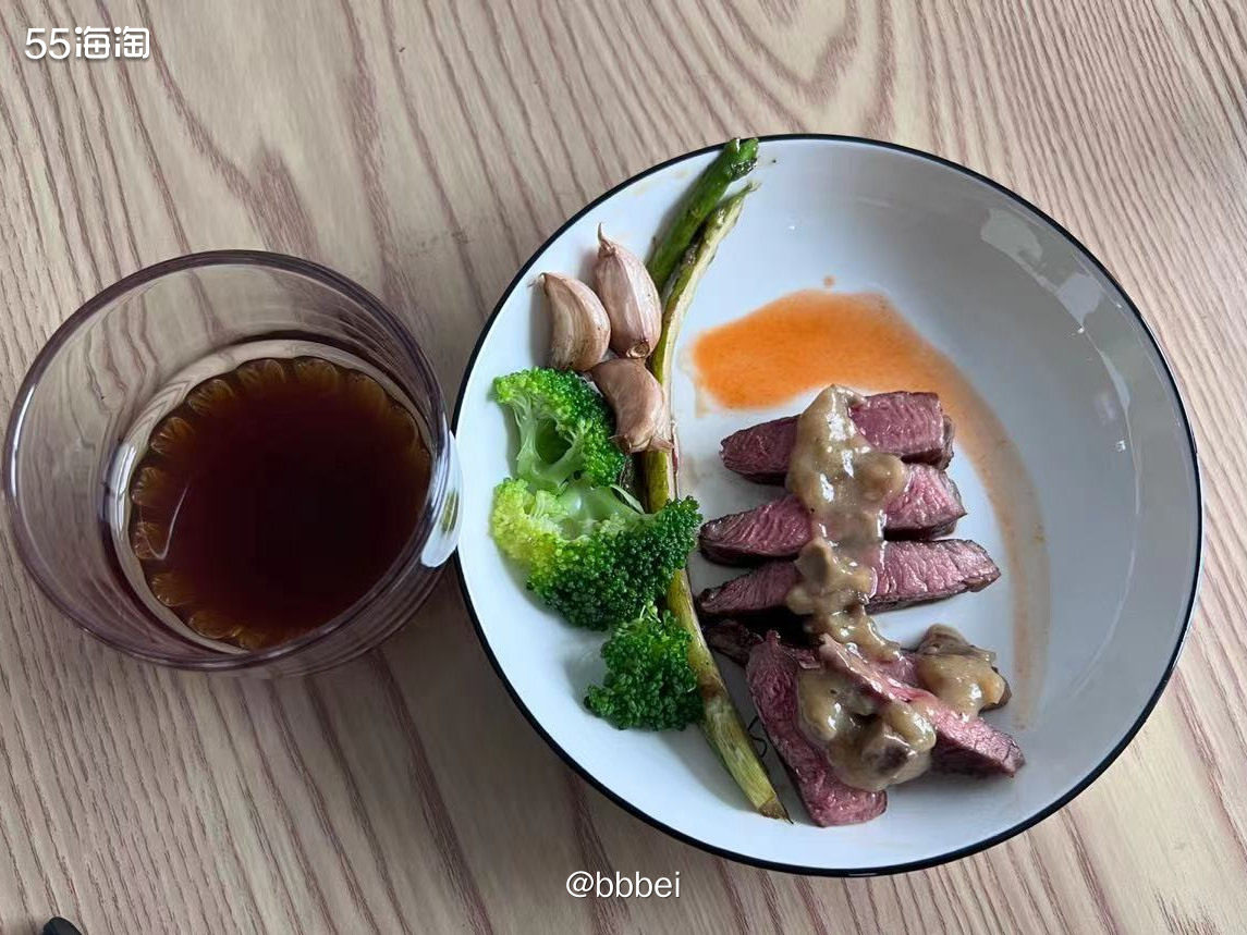 🌼煎牛排 🍃牛排是老公在淘宝挑的，618下单买的，发的第