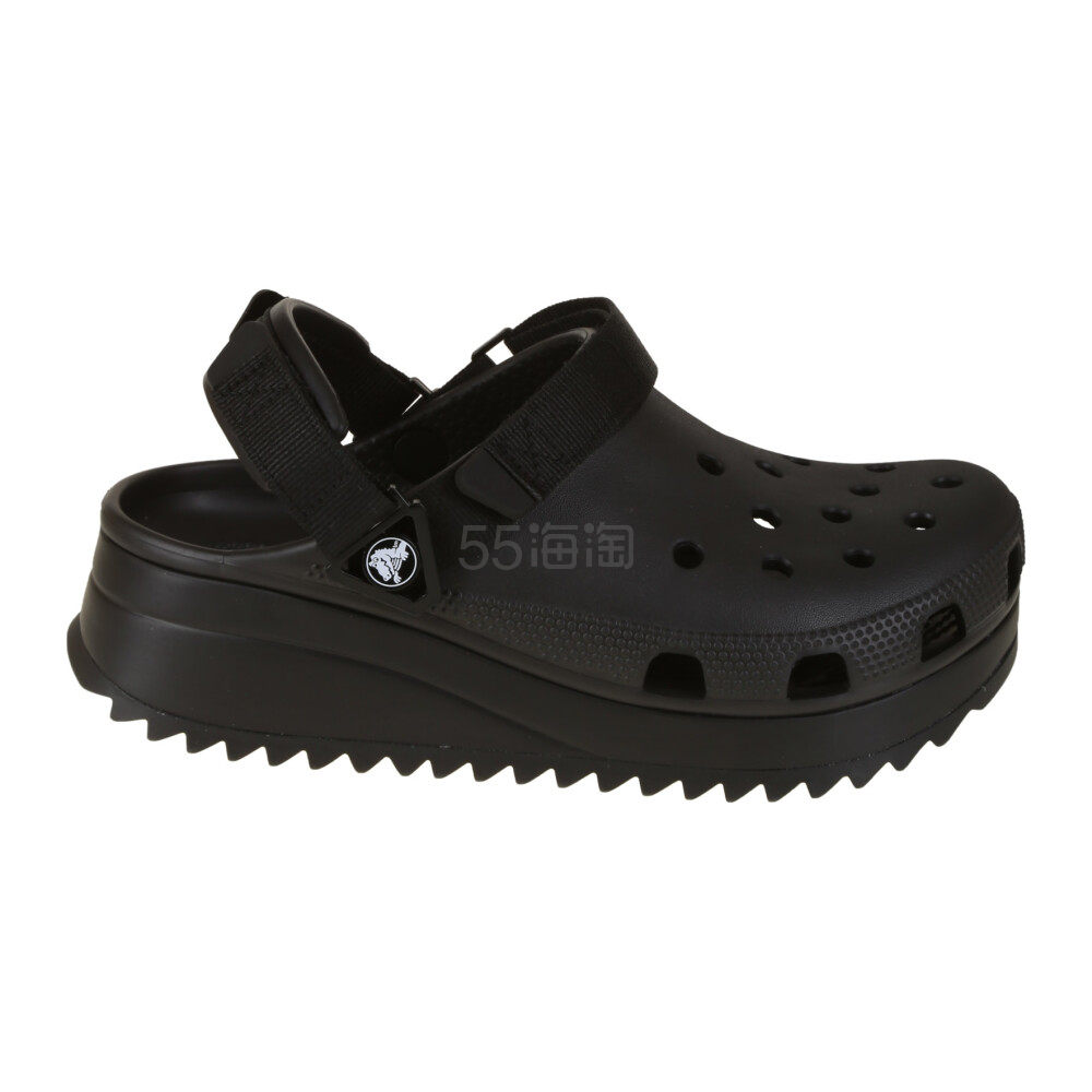 【23年春夏新品】Crocs卡骆驰 男士黑色厚底酷走凉鞋洞洞鞋沙滩鞋