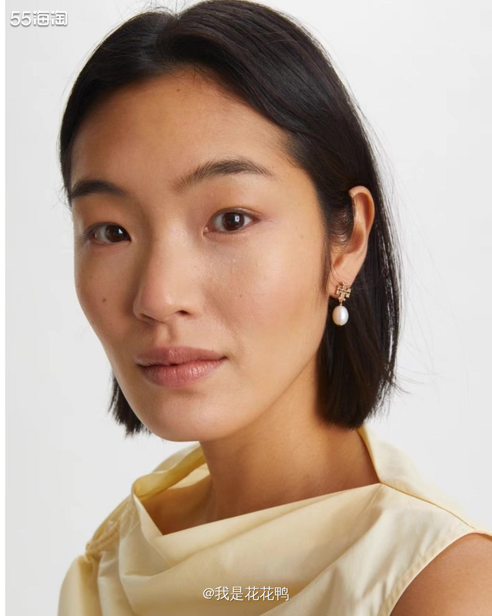 ❤️这款耳钉是Kira系列，优雅又引人注目，品牌logo上面