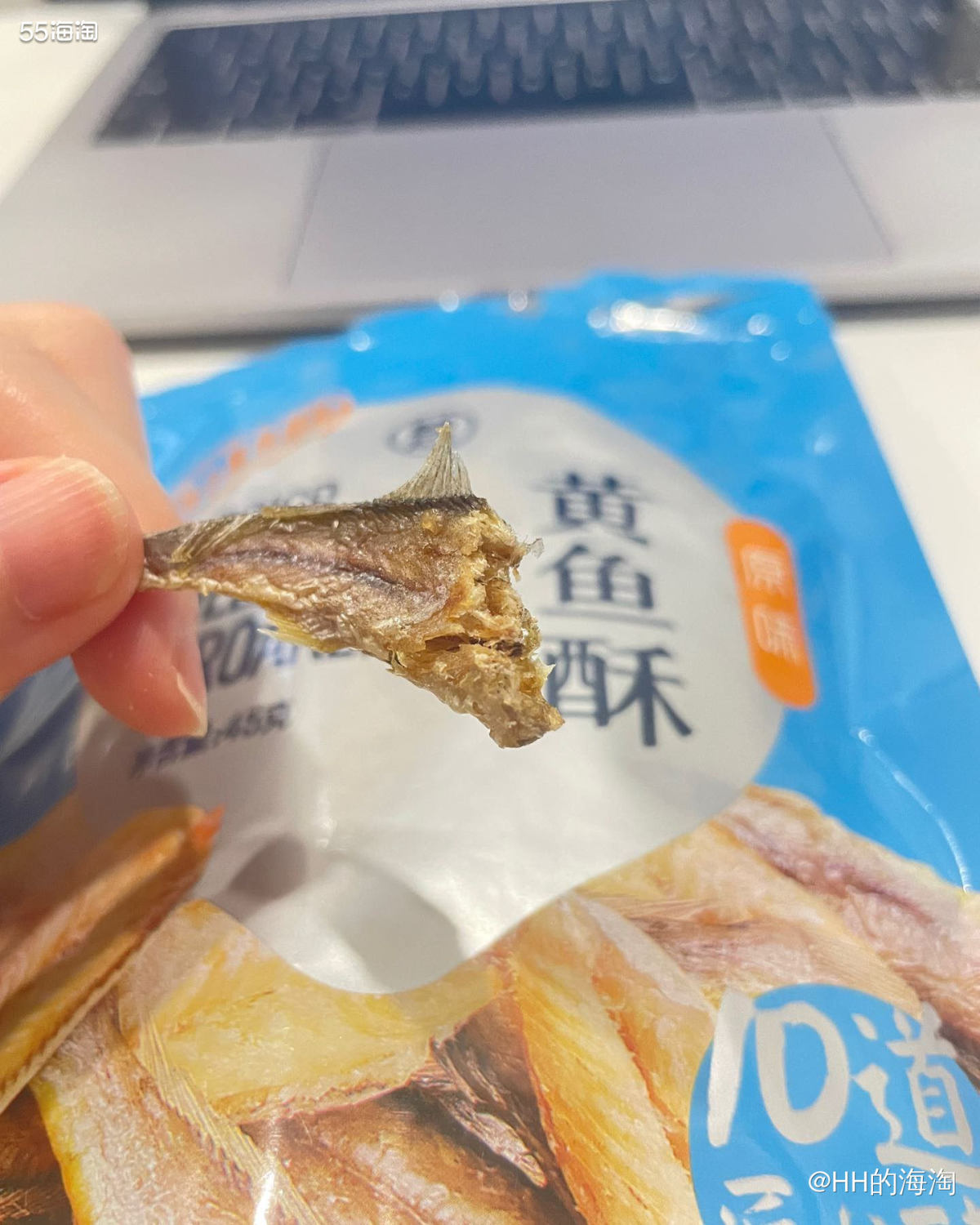 hi，今天要和大家分享一个新发现的零食——盒马黄鱼酥❗️这简