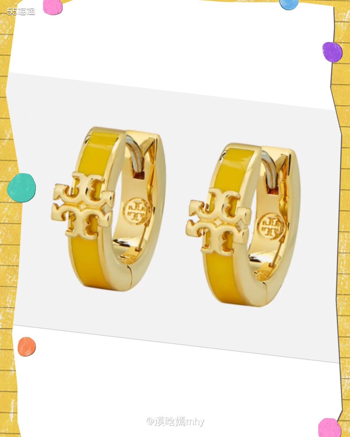 💐ToryBurch除了包包好看，他家的耳饰也十分漂亮。在