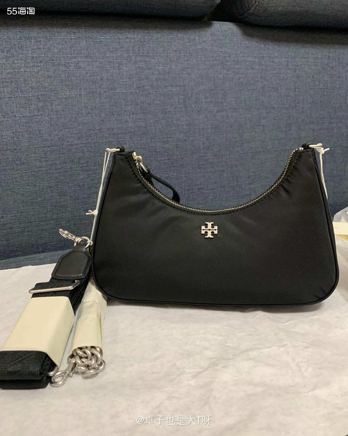 开箱产品:尼龙腋下包 重量：0.63kg 费用：59元 时间
