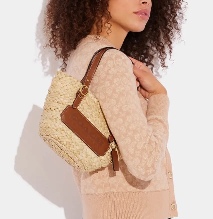 Coach Straw Tote 16 夏天出游的草包~非常