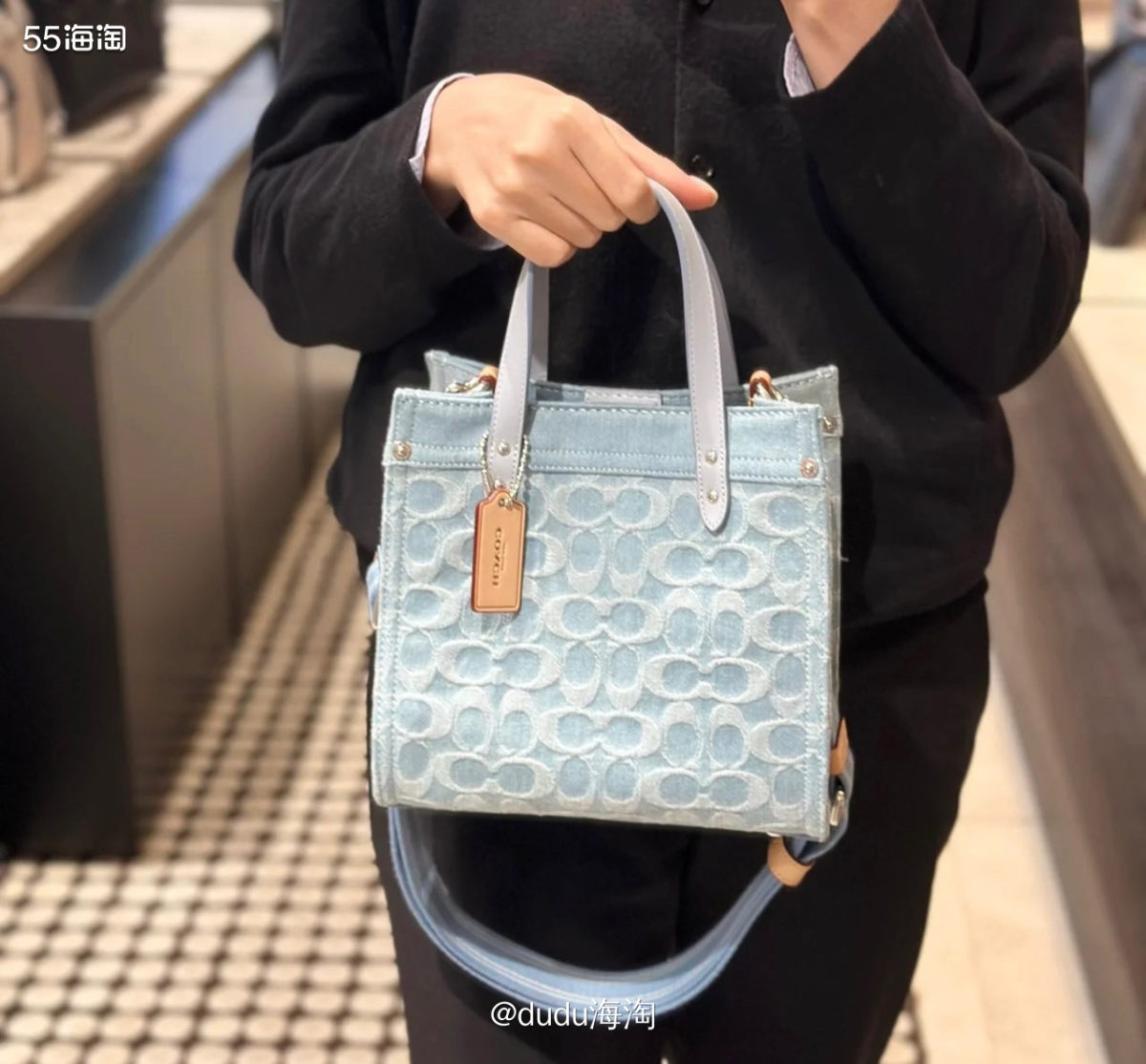 💓Coach家每年的季节限定丹宁真的是非常貌美啊，今年夏天