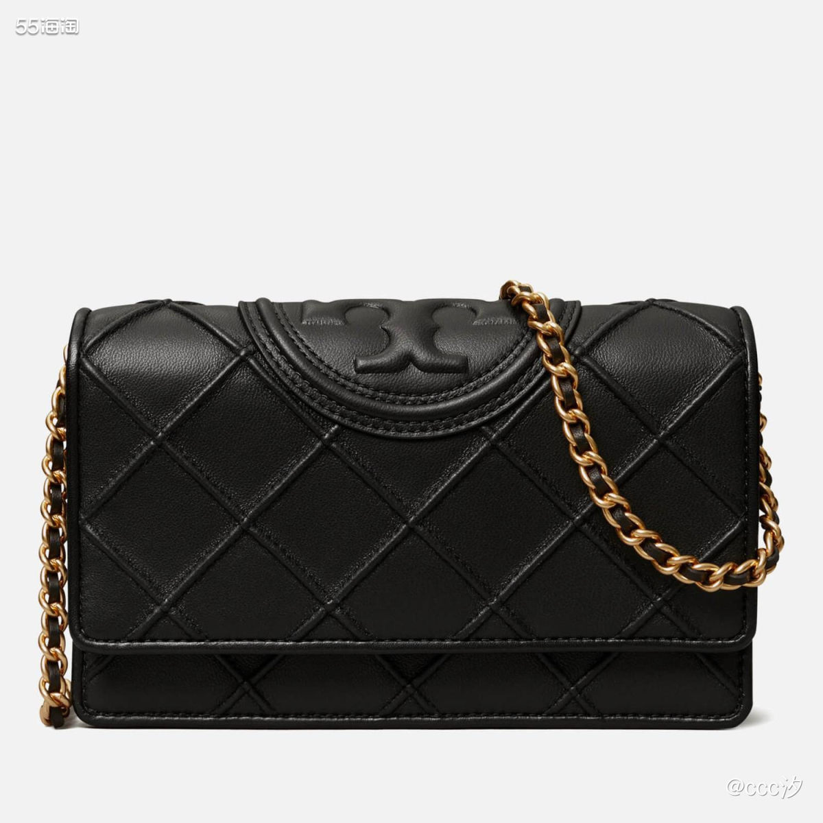 TORY BURCH 这款FLEMING斜纹单肩包，是我逛街
