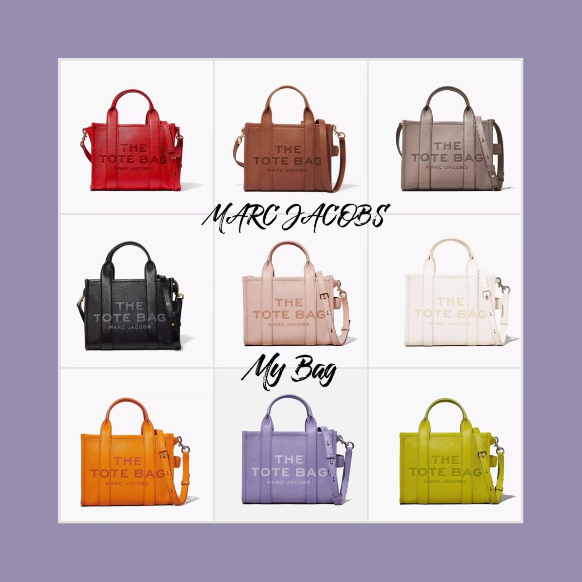 Marc Jacobs最火的莫过于他家的托特包了！从迷你号-