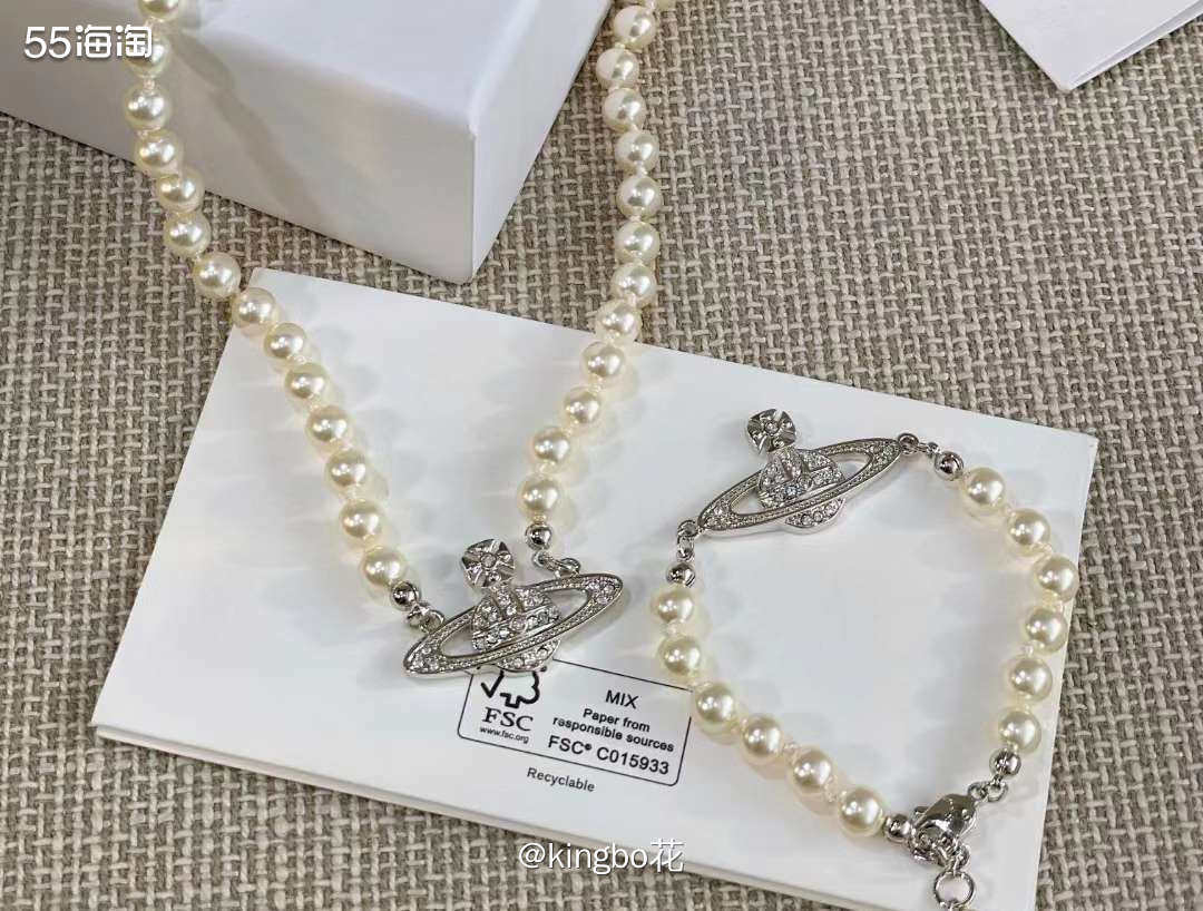 ⏺永不过时珍珠项链，Mybag中文网西太后珍珠土星项链买起来