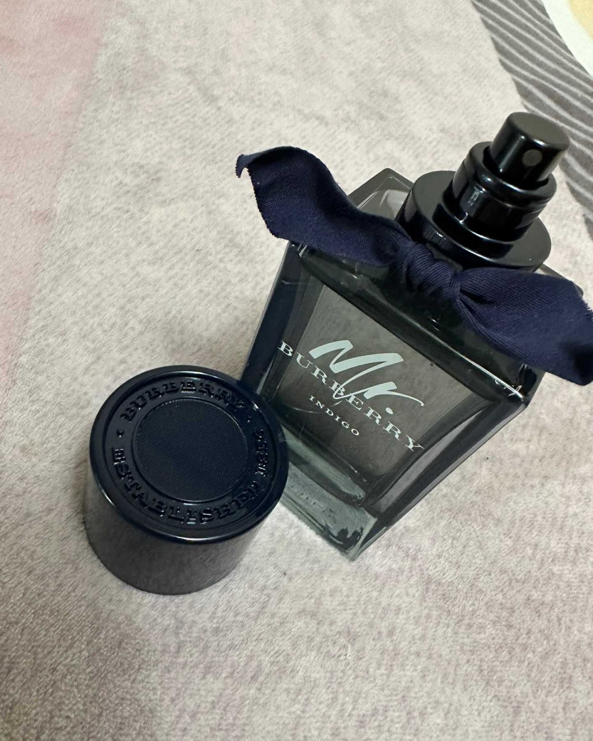 这款巴宝莉MrBlue香水是很早之前过生日，亲戚送的男香，1