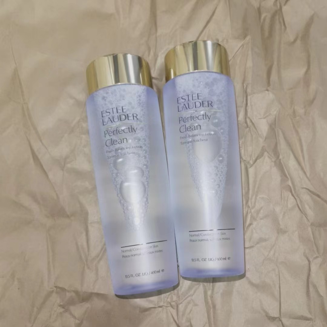 雅诗兰黛家的粉水和蓝水都是便宜又好用 容量都是400ml 美