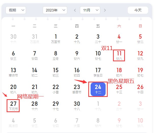 2023黑五促销什么时候开始？2023黑五海淘促销会提前吗？