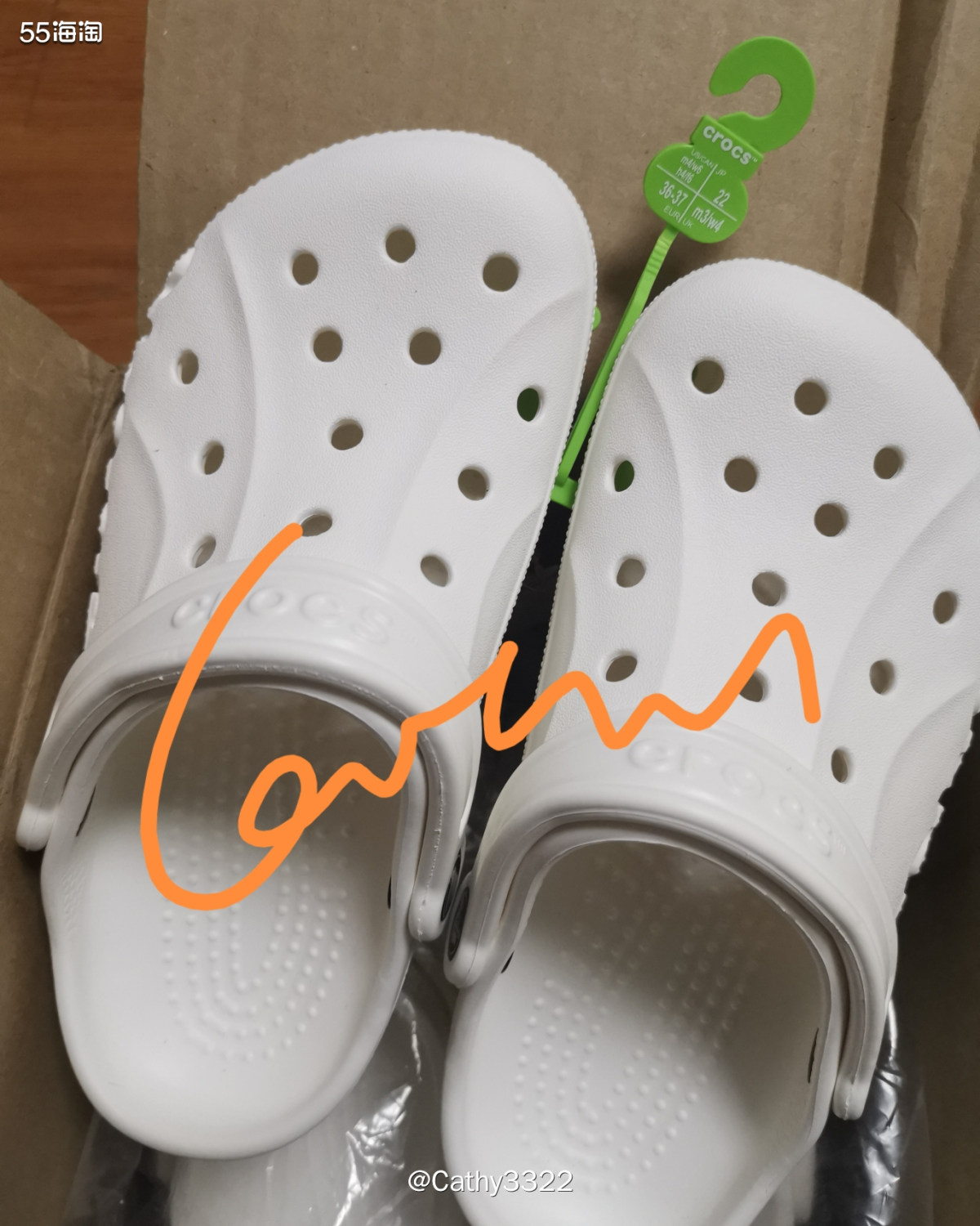 ♦️♦️这个是后面买的萌萌都回来了，期待中环转仓回来的洞洞鞋