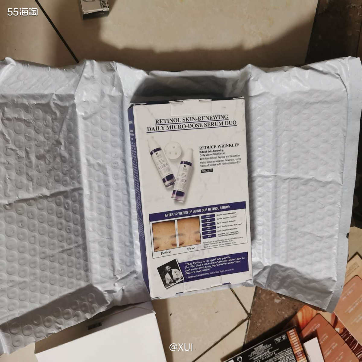 之前在nd买的东西剩下了一点小样在仓库里面，然后之前丝芙兰用