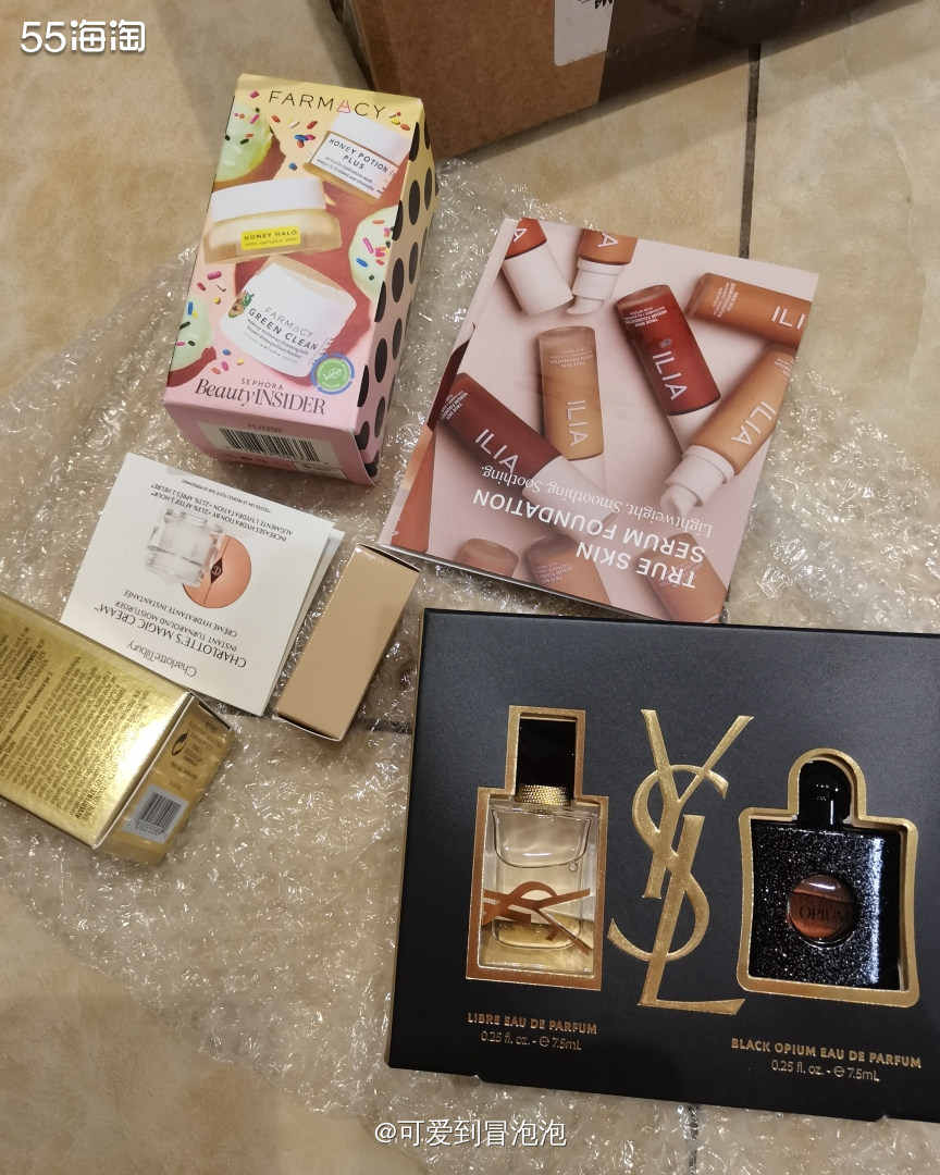 这单奇了葩了，6月在丝芙兰官网生日礼换购+买的YSL香水套盒