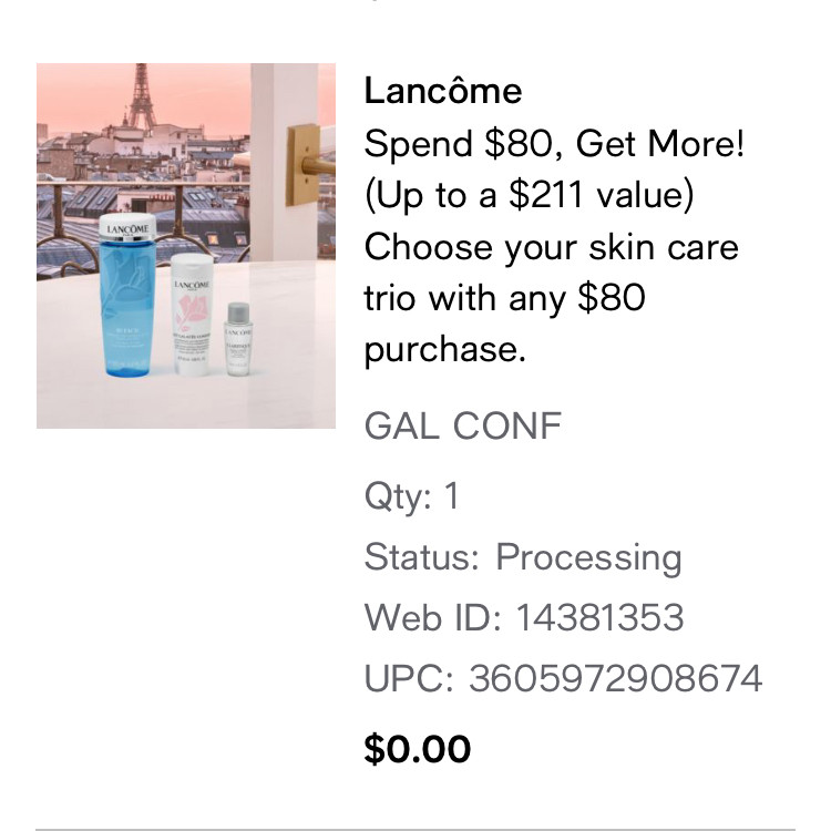 我是有点啥大毛bing的，之前兰蔻125刀送30ml小黑瓶我