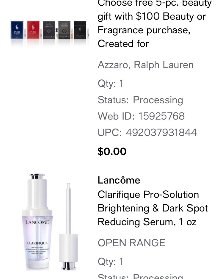 我是有点啥大毛bing的，之前兰蔻125刀送30ml小黑瓶我