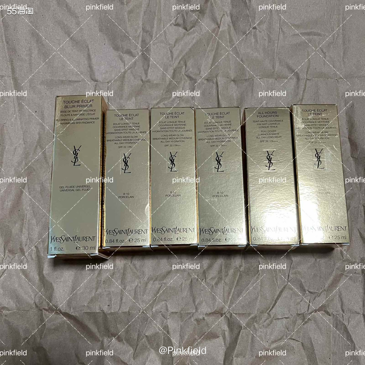 🎈这箱粉底液来自于6、7月份的塞尔福奇剁手，当时高反➕限时