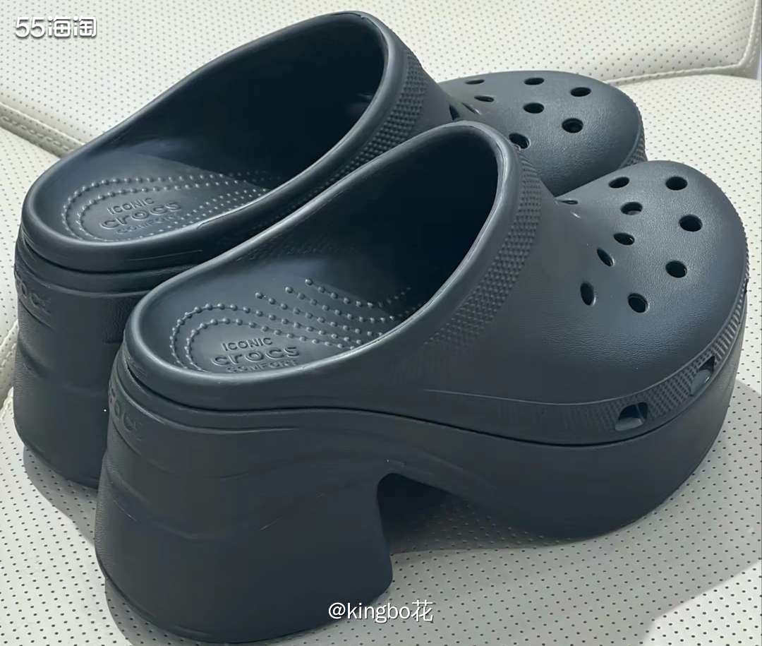 忙里偷闲又买鞋，新款洞洞鞋高跟款入手试一下吧  上周挺忙的，