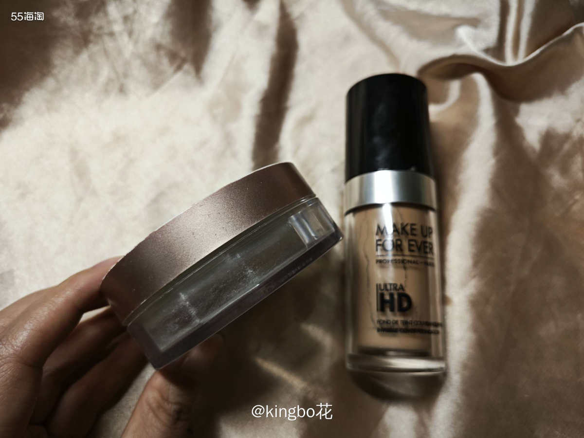 ⏺混油皮夏天空瓶的彩妆定妆产品：玫珂菲高清粉底+花西子定妆绝