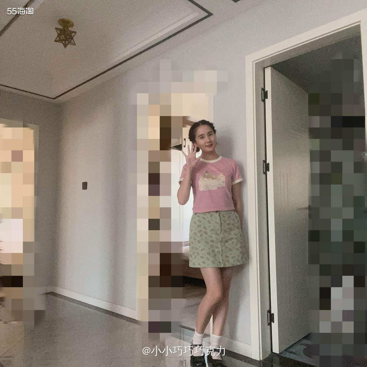 夏日调色盘的活动一出来，我看到自己今天穿的一身感觉真的就是花