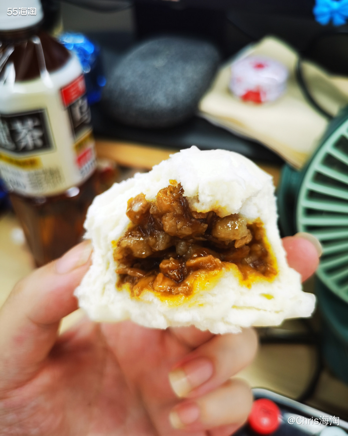 分享一个近期发现的美食，山姆买的金城食品的叉烧包，这个包子皮