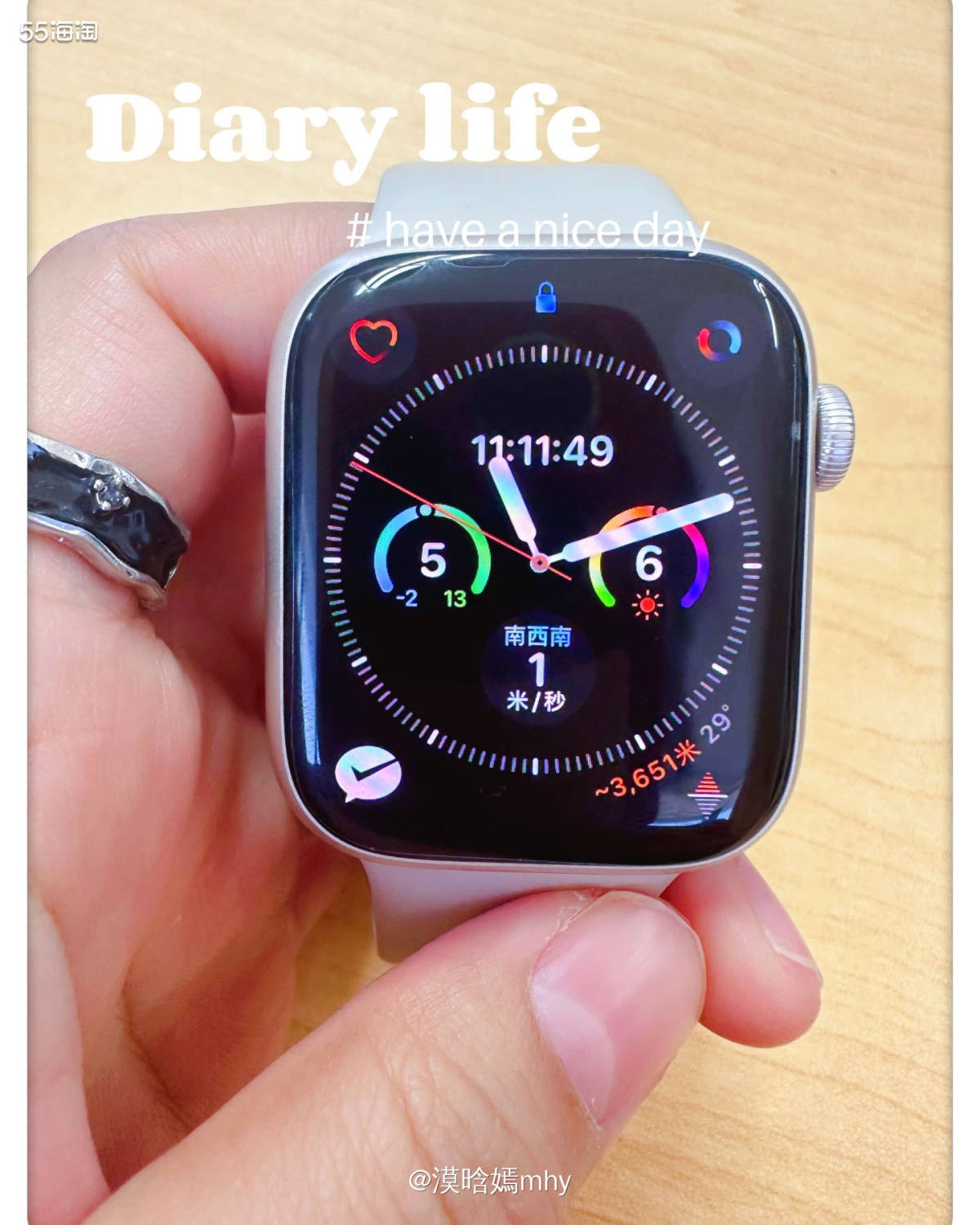 💐Apple Watch 已经入手快一年的时间了，虽然都被