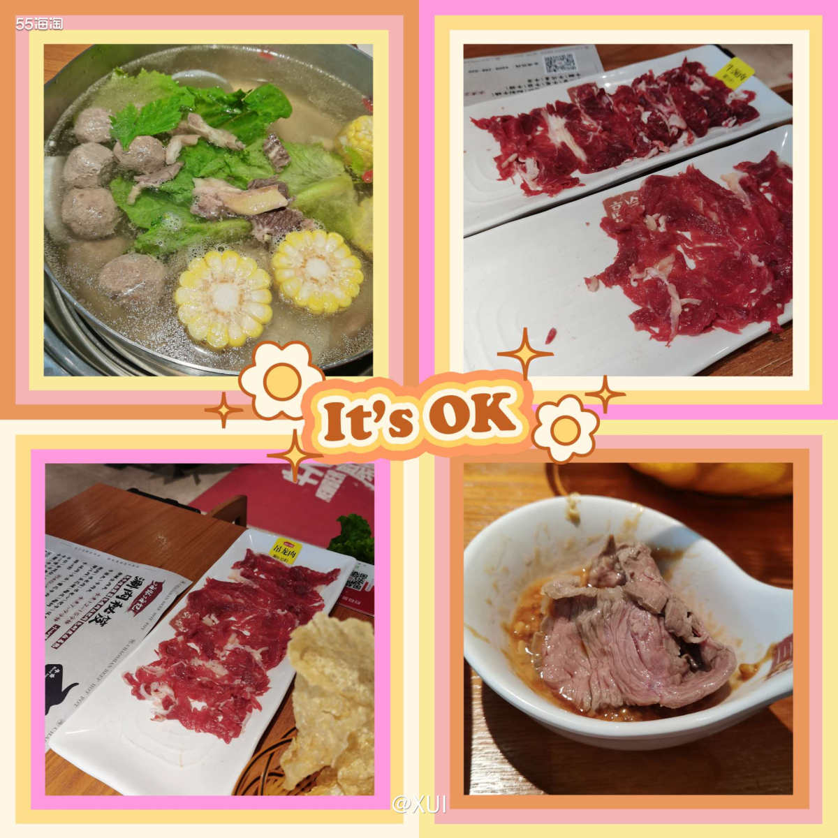这几天我妈旅游去了，每天就和我爸出门觅食😆在商场里面逛了一
