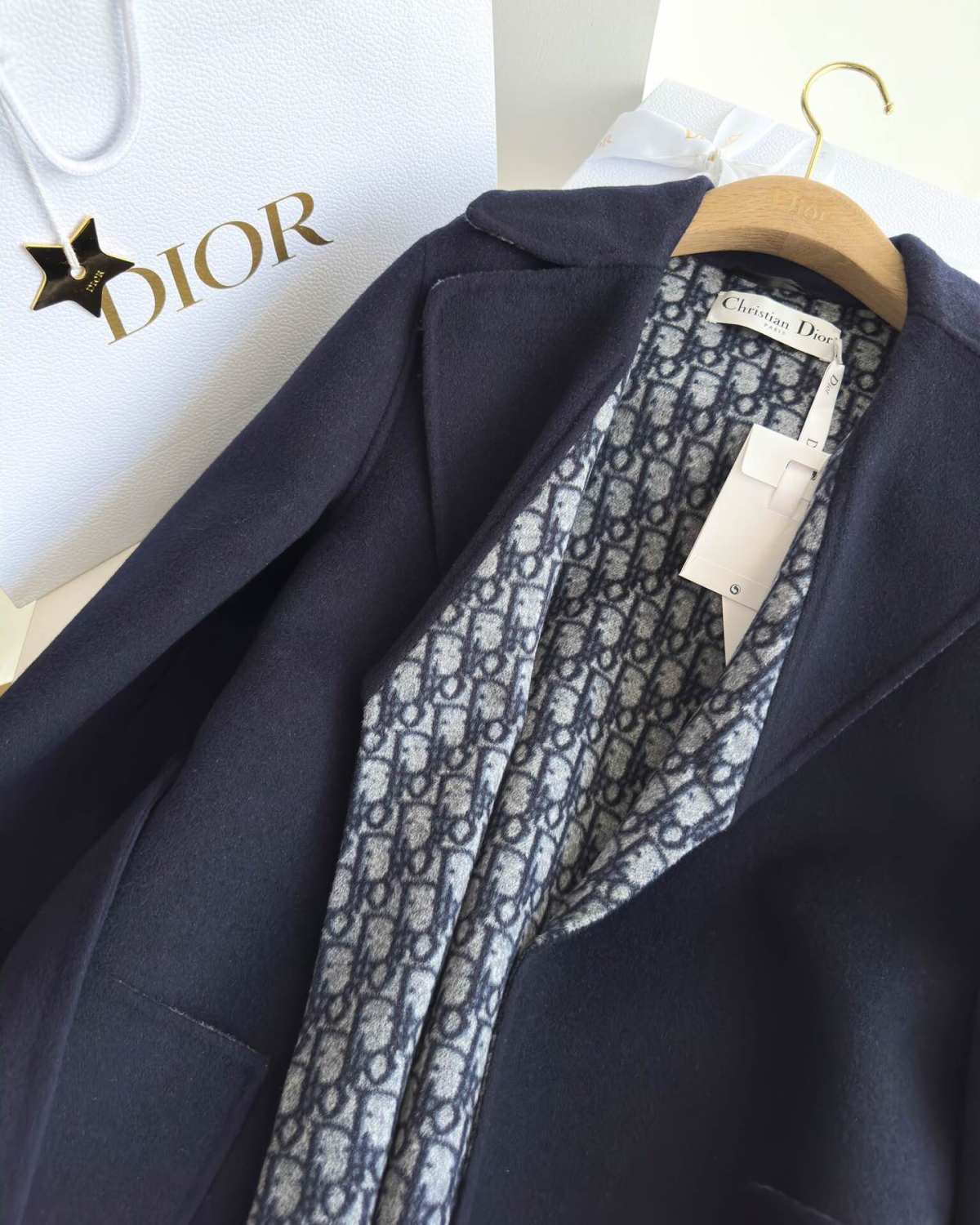 2023AW秋冬外套-Dior Oblique老花大衣  2