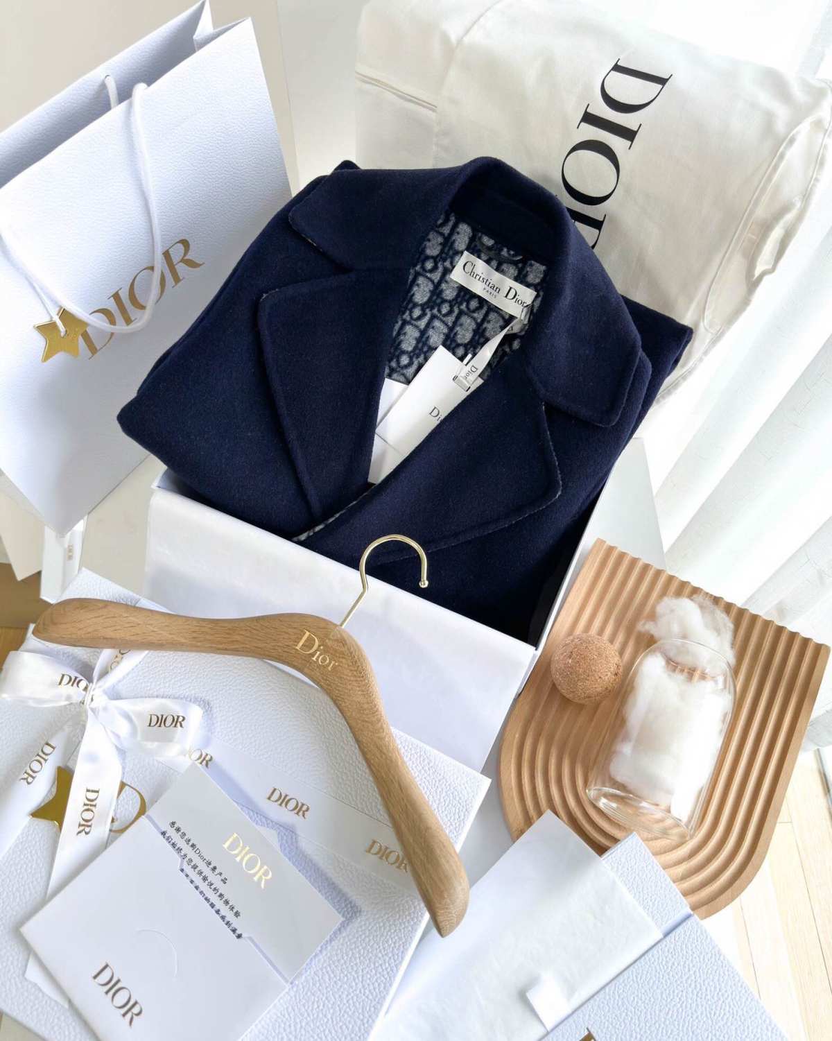 2023AW秋冬外套-Dior Oblique老花大衣  2