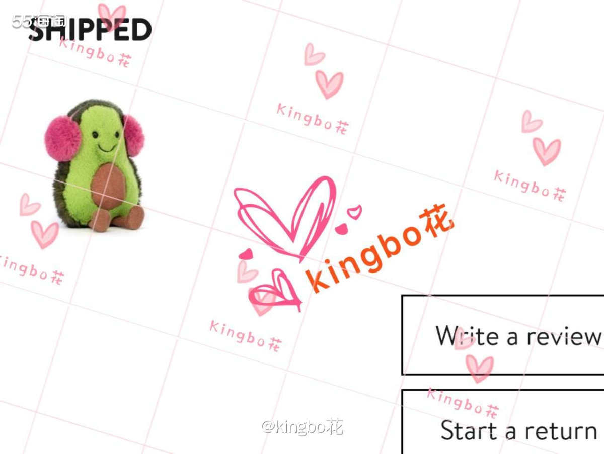 Nd补一只jellycat戴耳机的牛油果，也太可爱了吧  买