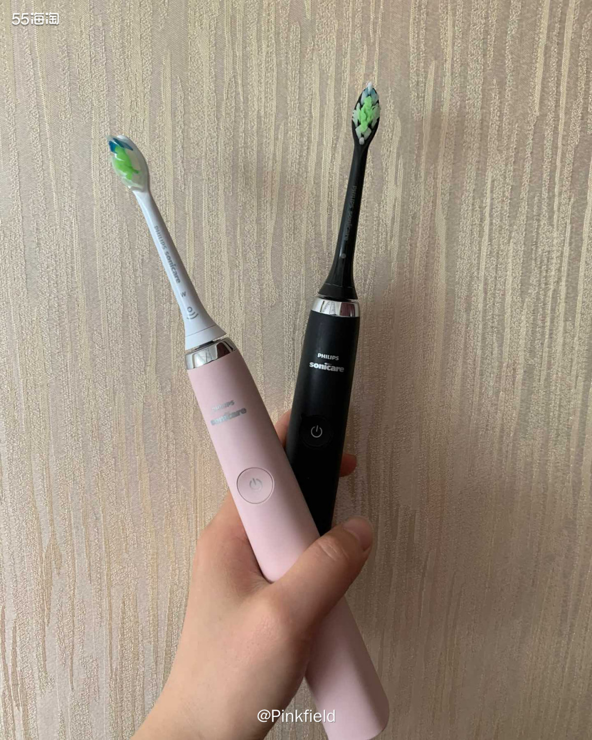 🦷这款飞利浦钻石电动牙刷是2018年初英淘买的，冲着颜值买