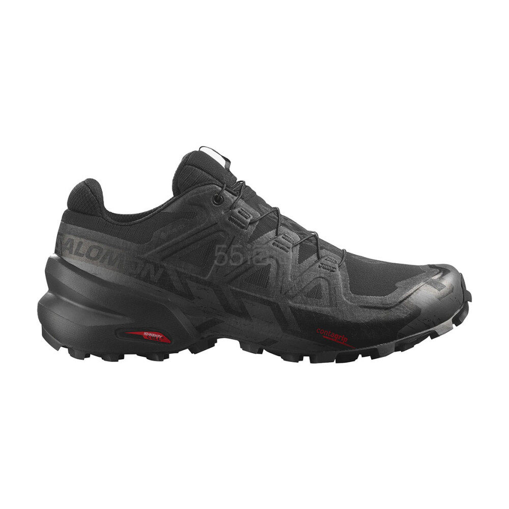 salomon萨洛蒙 Speedcross 6 GTX 男士黑色防水越野低帮跑步鞋