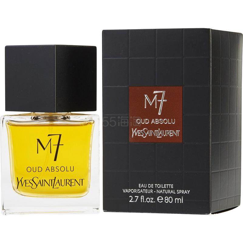 YSL 圣罗兰M7乌木精纯男士淡香水EDT 80ml,海淘返利优惠-55海淘