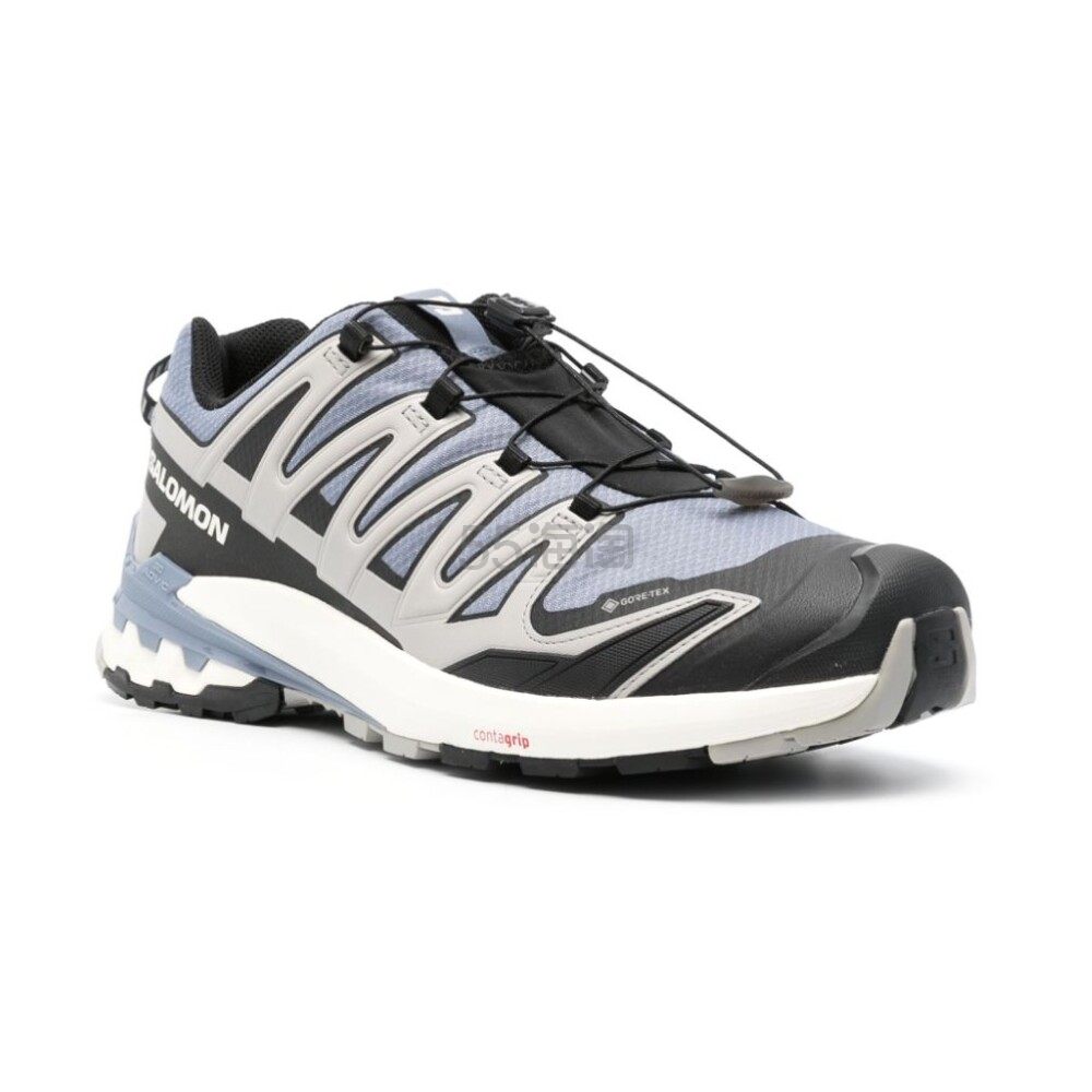 【23年秋冬新品】salomon萨洛蒙 Salomon XA Pro 3D V9 GTX 男士黑白蓝拼接防水耐磨登山鞋你运动鞋